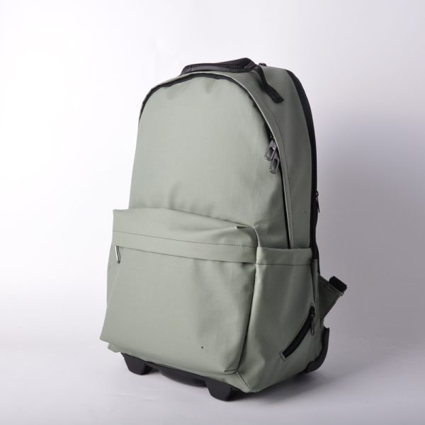 LE250307 Green Light Colored Wheeled Backpack