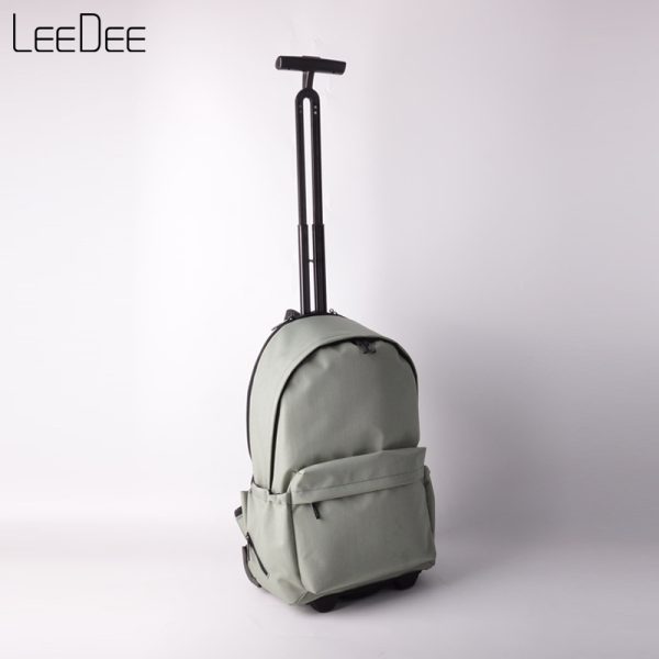 LE250307 Green Light Colored Wheeled Backpack - 图片 3