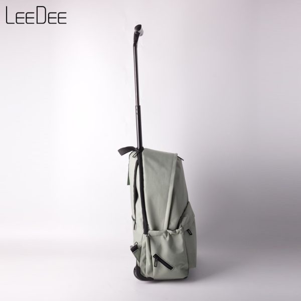 LE250307 Green Light Colored Wheeled Backpack - 图片 4