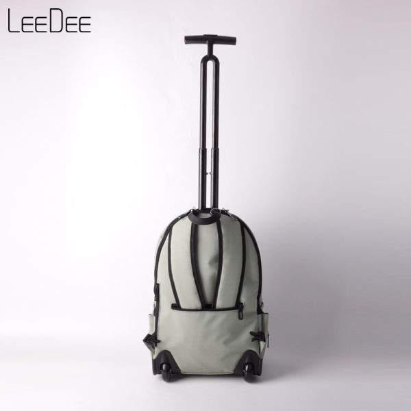 LE250307 Green Light Colored Wheeled Backpack - 图片 5
