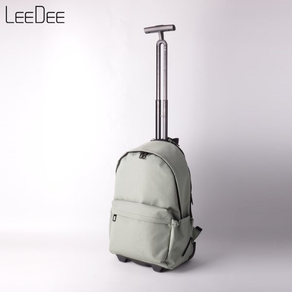 LE250307 Green Light Colored Wheeled Backpack - 图片 7