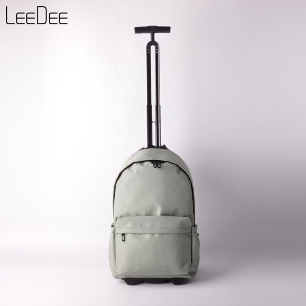 LE250307 Green Light Colored Wheeled Backpack - 图片 8