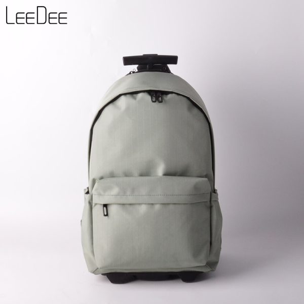 LE250307 Green Light Colored Wheeled Backpack - 图片 2