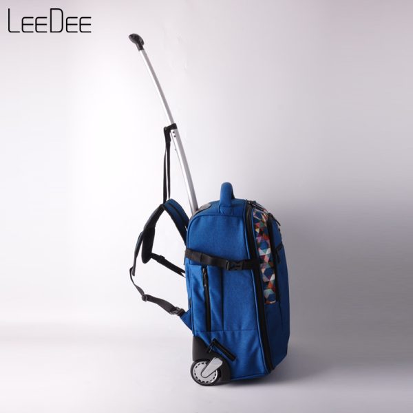 LE250409 Navy Minimalist Trolley Backpack - 图片 7