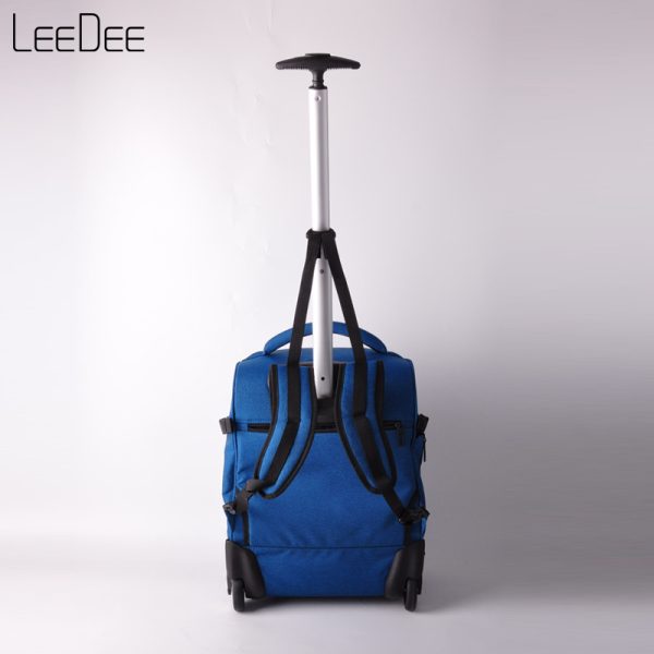 LE250409 Navy Minimalist Trolley Backpack - 图片 8