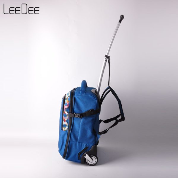 LE250409 Navy Minimalist Trolley Backpack - 图片 9