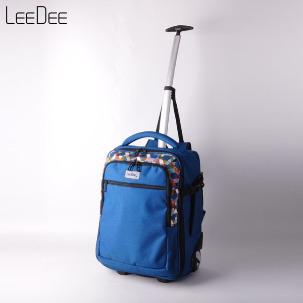 LE250409 Navy Minimalist Trolley Backpack - 图片 10