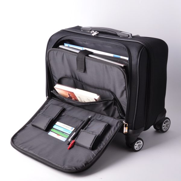 Chrome Electroplating Trolley Case for Businessmen - 图片 2