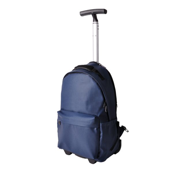 LE250307 Blue Dark Colored Wheeled Backpack - 图片 8