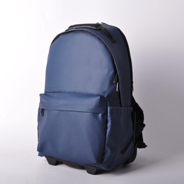 LE250307 Blue Dark Colored Wheeled Backpack