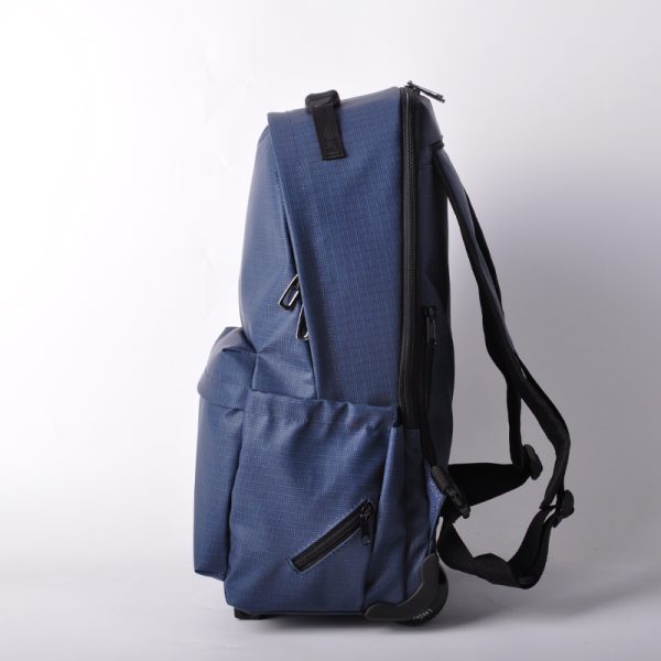 LE250307 Blue Dark Colored Wheeled Backpack - 图片 3