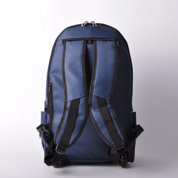 LE250307 Blue Dark Colored Wheeled Backpack - 图片 4