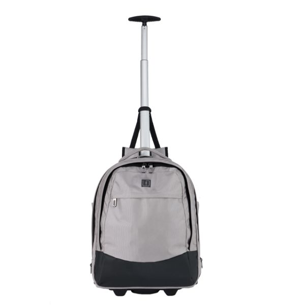 LE250909 White Water-Resistant Rolling Backpack - 图片 4